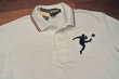 画像2: RUGBYラグビーラルフローレン ラグビープレイヤー刺繍 鹿の子ポロシャツ(WHITE) (2)