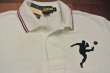 画像4: RUGBYラグビーラルフローレン ラグビープレイヤー刺繍 鹿の子ポロシャツ(WHITE) (4)