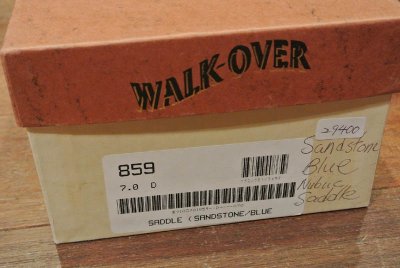 画像3: アメリカ製デッドストック Walk-Over(ウォークオーバー)ヌバックツートーンサドルシューズ【7-D】