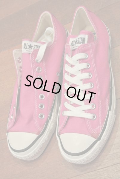 画像2: 1980's Deadstock 銀箱入りデッドストック コンバース オールスター アメリカ製(RaspberrySize:9) (2)