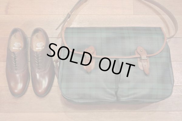 画像3: 【Used】 ポロラルフローレン PVC×レザー ショルダーバッグ（ブラックウォッチ/L） 送料無料 (3)