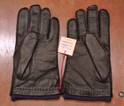画像1: DENTS デンツレザーグローブ Contrast Wool Lined Gloves 箱入り (Brown×Purple/M) 送料無料