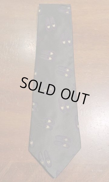 画像5: 【Excellent Used】【メール便170円も可】 ポロラルフローレン "Slippers"刺繍柄 シルクネクタイ アメリカ製 (5)