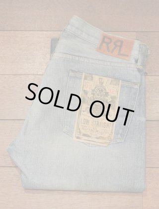 RRL ダブルアールエル SLIM FIT リジッド 生デニムパンツ【W32