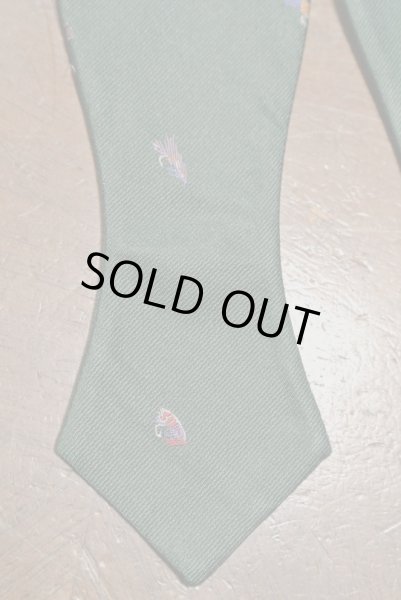 画像2: 【普通郵便120円も可】 J.CREW 刺繍入り シルクボウタイ 蝶ネクタイ  【Green】 新品 並行輸入 (2)