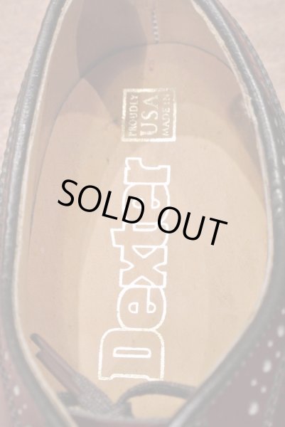 画像4: 【 30%OFF 】デッドストック DEXTER ロングウィングチップ アメリカ製 （Burgundy/7-D） (4)