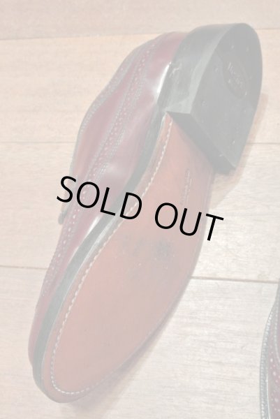 画像5: 【 30%OFF 】デッドストック DEXTER ロングウィングチップ アメリカ製 （Burgundy/7-D） (5)