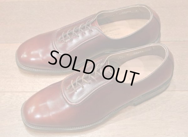 画像3: 【 20%OFF!! 】 デッドストック Allen Edmonds(アレンエドモンズ) 1stクォリティ "Ostendo" プレーントゥ 【Burgundy/7h-D】 新品 (3)