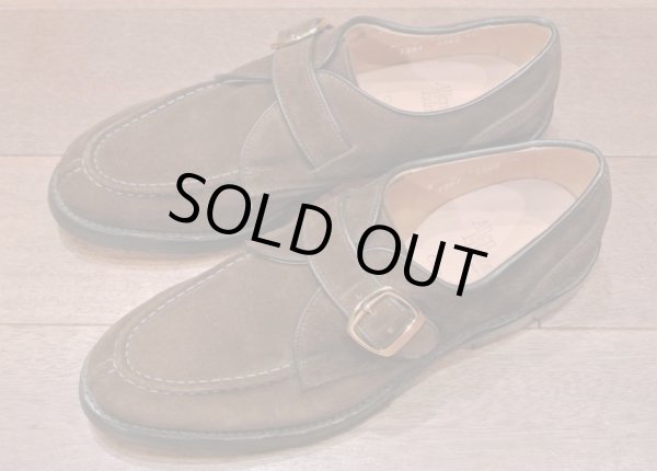 画像3: 【 20%OFF!! 】 デッドストック Allen Edmonds(アレンエドモンズ) 1stクォリティ "Cornell" スプリットトゥ ストラップシューズ 【Brown Suede/9-D】 新品 (3)