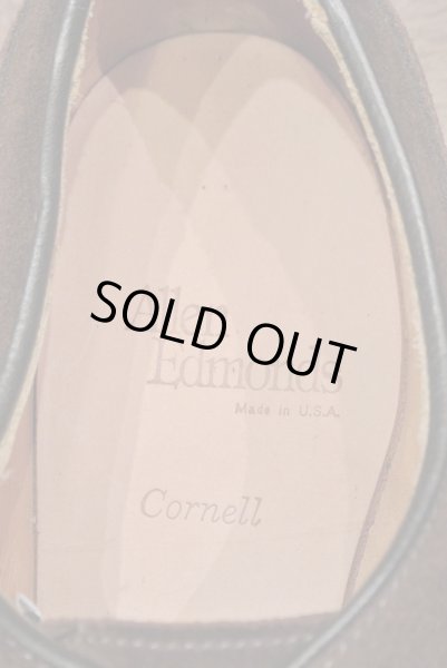 画像4: 【 20%OFF!! 】 デッドストック Allen Edmonds(アレンエドモンズ) 1stクォリティ "Cornell" スプリットトゥ ストラップシューズ 【Brown Suede/9-D】 新品 (4)