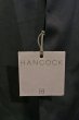 画像3: HANCOCK (ハンコック) ゴム引き ステンカラーコート（Navy/40） 新品 国内正規品 スコットランド製 (3)