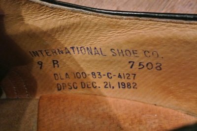 画像3: 【USED】 1983年 U.S NAVY　サービスシューズ 【9-R】 INTERNATIONAL SHOE CO.