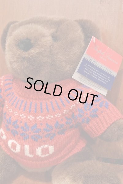 画像2: 2000年 Deadstock デッドストック ポロラルフローレン ポロベアー ぬいぐるみ   (2)