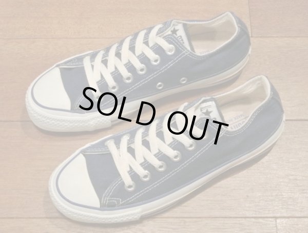 画像4: 80-90年代製 デッドストック CONVERSE コンバース オールスター LOW アメリカ製 【NAVY , 5 =24cm】 箱無し ワンウォッシュ済 (4)
