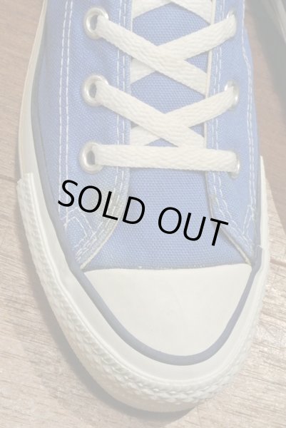 画像3: 90年代製 デッドストック CONVERSE コンバース オールスター HI アメリカ製 【 Blue, 6=24.5cm】 箱無し ワンウォッシュ済 (3)