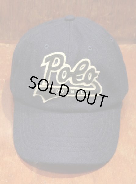 画像3: 【クリックポスト170円も可】 ポロラルフローレン メルトン POLOロゴワッペン キャップ 【 Navy 】 新品 定価10800 (3)