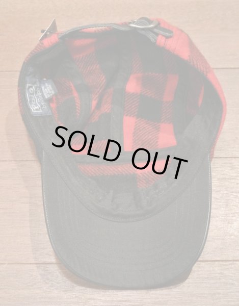 画像7: 【クリックポスト170円も可】ポロラルフローレン ウールメルトン バッファローチェック キャップ 【 Green 】 新品 並行輸入 (7)