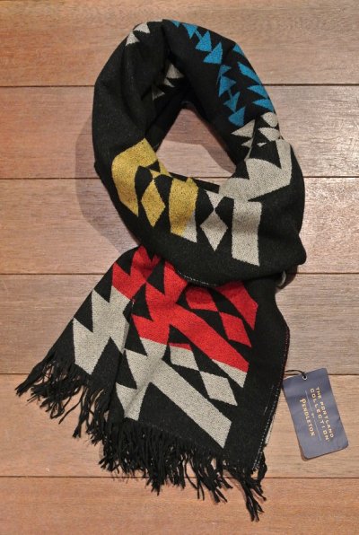 画像1: PENDLETON(ペンドルトン) WOOL WOVEN SHAWL ネイティブ柄マフラー/ショール PORTLAND COLLECTION