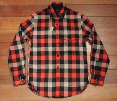 画像2: J.CREW Red Shirt-jacket In Essential Check チェック シャツジャケット CPOシャツ （XS） 新品 $195 並行輸入