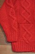 画像3: CanadianSweater カナディアンセーター フロントウッドボタンカーディガン カウチンセーター（Red/38） 新品 (3)