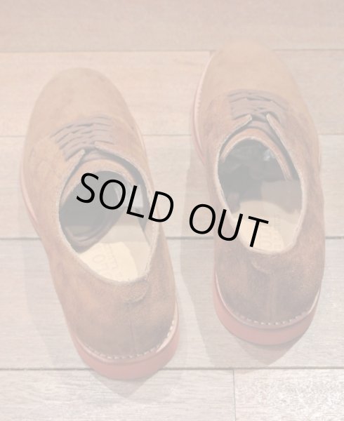 画像5: ポロラルフローレン スウェード プレーントゥ (Brown / 9-D) 新品 並行輸入 (5)