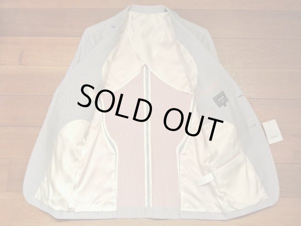 画像4: (SALE.) JACK SPADE(ジャックスペード) コットン シアサッカー テイラードジャケット SEERSUCKER BENTON JKT ( BLUE / 36 ) $698 新品 並行輸入 (4)