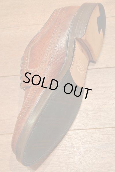 画像7: ブルックスブラザーズ×アレンエドモンズ アメリカ製 ロングウィングチップ【CHILI / 8-D】新品 (7)