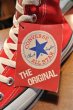 画像7: 90年代製 デッドストック CONVERSE コンバース オールスター HI アメリカ製 【RED , 5=24cm】 箱無し (7)