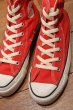 画像2: 90年代製 デッドストック CONVERSE コンバース オールスター HI アメリカ製 【RED , 5=24cm】 箱無し (2)