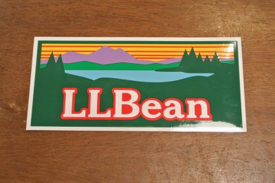 画像2: 【クリックポスト170円も可】L.L BEAN ビンテージロゴステッカー 17.8×8.4cm