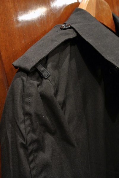 画像3: 1984年製 デッドストック US NAVY ALL WEATHER COAT ステンカラーコート 【Black / 34-R】 (3)