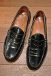 画像1: 【GOOD USED】OAK STREET BOOTSMAKERS シェルコードバン ビーフロールペニーローファー【Black/8.5-D】ホーウィン (1)