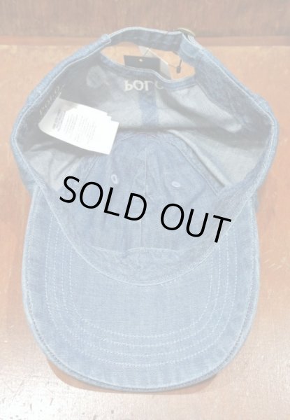 画像2: 【クリックポスト185円も可】ポロラルフローレン コットンシャンブレー ポニー刺繍 キャップ 【 Blue 】新品 並行輸入 (2)