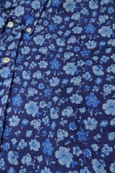 画像3: 【クリックポスト170円も可】ポロラルフローレン リネン フローラル B.Dシャツ (Blue/M） 
