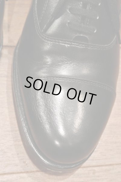 画像3: (EXCELLENT USED) 80s COLE-HAAN コールハーン ベンチメイド イングランド製 キャップトゥ(Black/US 7.5-D)箱あり 中古 (3)