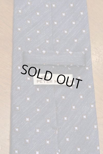 画像4: 【クリックポスト185円も可】PETER MILLAR シルク ネクタイ イタリア製 (Blue) 新品 (4)