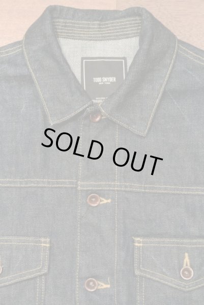 画像4: (EXCELLENT USED) TODD SNYDER トッドスナイダー デニムジャケット（L）中古 (4)