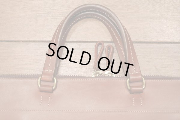 画像3: Daniel&Bob ダニエル＆ボブ TAKU レザー ブリーフケース イタリア製 ショルダーストラップつき (BROWN) 未使用品 74520 (3)