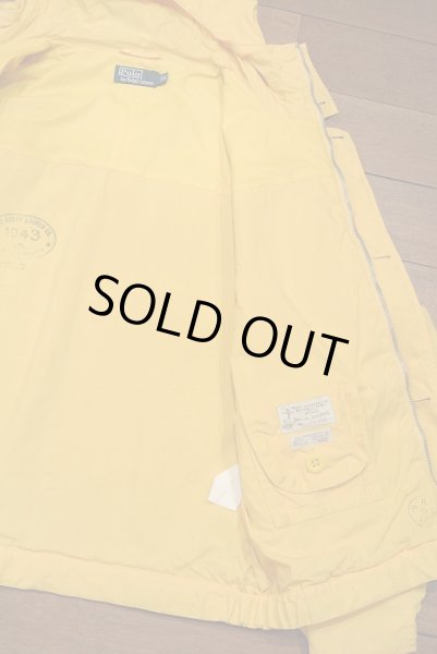 画像8: (USED)ポロラルフローレン コットン×ナイロン フードジャケット  パーカー【Yellow/M】中古 (8)