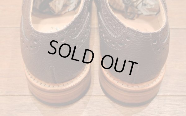 画像6: Traditional Weatherwear トラディショナル ウェザーウェア Sanders イングランド製 グレインレザー ウィングチップ (Chocolate / UK8/US9) レザーソール 箱つき 新品 (6)