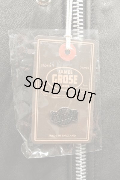 画像7: JAMES GROSE RICARDE JACKET 羊革 ライダースジャケット イングランド製 (Black/40) タグ付き 新品 正規輸入品 (7)