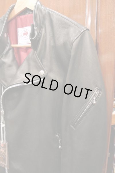 画像6: JAMES GROSE RICARDE JACKET 羊革 ライダースジャケット イングランド製 (Black/40) タグ付き 新品 正規輸入品 (6)