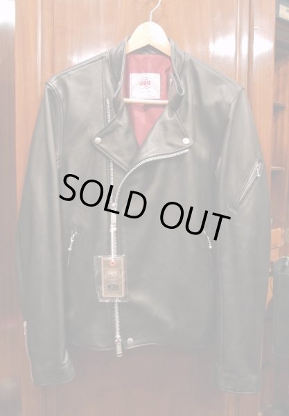 画像3: JAMES GROSE RICARDE JACKET 羊革 ライダースジャケット イングランド製 (Black/40) タグ付き 新品 正規輸入品 (3)