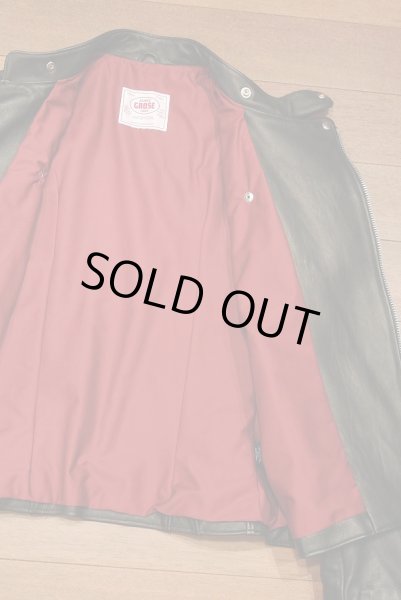 画像11: JAMES GROSE RICARDE JACKET 羊革 ライダースジャケット イングランド製 (Black/40) タグ付き 新品 正規輸入品 (11)