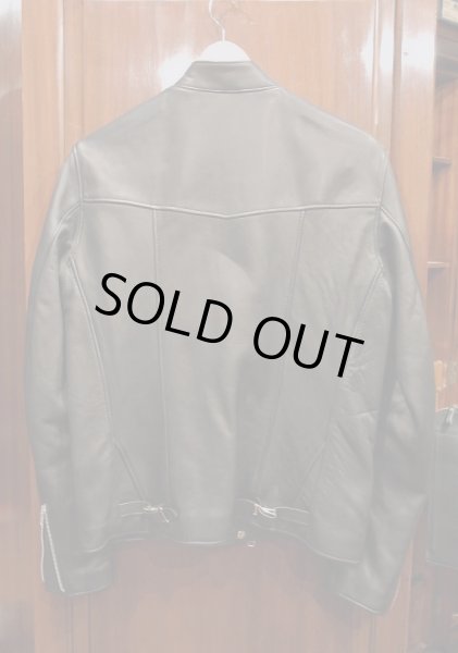 画像9: JAMES GROSE RICARDE JACKET 羊革 ライダースジャケット イングランド製 (Black/40) タグ付き 新品 正規輸入品 (9)