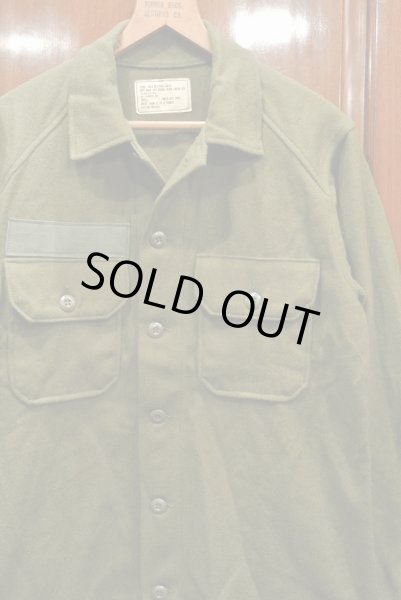 DEAD STOCK 70s US ARMY WOOL SHIRTS デッドストック ウールシャツ 【SMALL】 - 7th