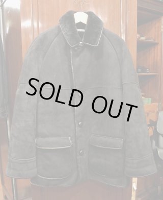 VTG/USED) 70s Sawyer of Napa Shearling Coat ムートンコート