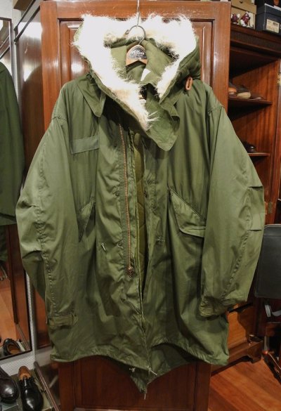 画像1: 【フルセット】70s デッドストック U.S ARMY M-65 Field Parka COAT モッズコート ライナー/フード付き【MEDIUM】