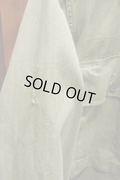 画像5: USED 40s U.S.ARMY M-43 HBT ジャケット (36R) ビンテージ 古着 (5)