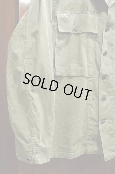 画像4: USED 40s U.S.ARMY M-43 HBT ジャケット (36R) ビンテージ 古着 (4)